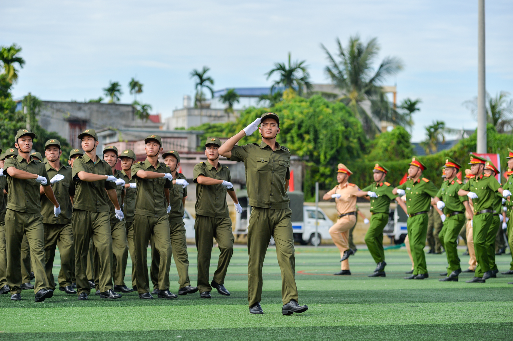 Huyện An Dương gửi Thư cảm ơn Phòng Cảnh sát cơ động